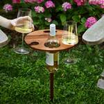 Portable Outdoor Staked Wine Table