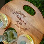 Portable Outdoor Staked Wine Table