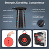 Portable Telescoping Stool w/ Built-In Mobile Charger