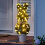 Pre-Lit Easter Bunny Boxwood Topiary