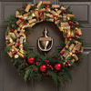 Pre-Lit Wine Cork And Berries Holiday Wreath