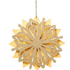 Pre-Lit Wooden Snowflakes