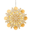 Pre-Lit Wooden Snowflakes