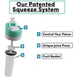 Pressa Bottle - Flavor Infusion Water Bottle w/ Built-In Fruit Squeezer