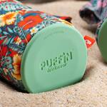 Puffin Aloha - Hawaiian Shirt Insulated Beer Can Coolers