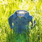 Puffin Drinkwear Denim Shirt Insulated Beer Can Cooler