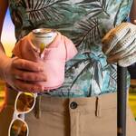 Puffin Polo Shirt Insulated Beer Can Cooler