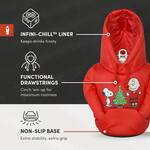 Puffin x Peanuts Red and Green Christmas Hoodie Insulated Can Coolers
