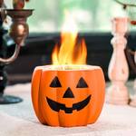 Pumpkin Jack-O'-Lantern Smokeless Indoor Tabletop Fire Pit