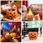 Pumpkin Jack-O'-Lantern Smokeless Indoor Tabletop Fire Pit