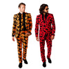 Pumpking and Bat Guy Halloween Costume Suits