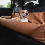 PupProtector - Faux Leather Memory Foam Dog Car Bed