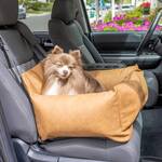 PupProtector - Faux Leather Memory Foam Dog Car Bed