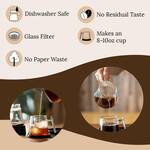 Pure Over Brew Kit XL  - All-Glass Pour-Over Coffee Maker
