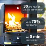 Q-Flame - Wood Pellet Patio Heater