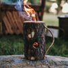Quick-Lighting Campfire Log Torches