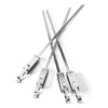 Quirky Slide and Serve Metal Skewers
