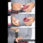 Qwik-Cork - Trim and Re-Cork a Bottle of Wine in Seconds!