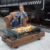 Rail Yard Studios Fire Pit w/ Sound-Reactive Flames