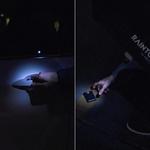 RainTorch Umbrella - Windproof Travel Umbrella with Pivoting Head Flashlight