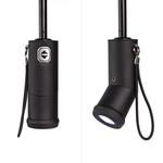 RainTorch Umbrella - Windproof Travel Umbrella with Pivoting Head Flashlight