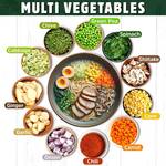 Ramen Toppings - Freeze-Dried Vegetables for Soups, Rice, and More