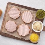 Rastelli's Round Hot Dogs - Shaped Like Hamburger Patties!