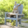 Reading Rabbit Garden Statue