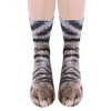Realistic Cat and Dog Paw Socks