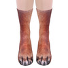 Realistic Cat and Dog Paw Socks