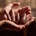 Realistic Chocolate Human Fingers