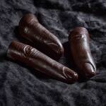 Realistic Chocolate Human Fingers