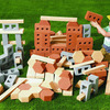Realistic Jumbo Foam Construction Bricks, Blocks, Wood Planks, and Pavers