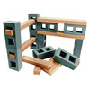 Realistic Jumbo Foam Construction Bricks, Blocks, Wood Planks, and Pavers