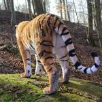 Realistic Life-Sized Bengal Tiger Replica