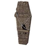 Realistic Life-Sized Foam Coffin Halloween Prop