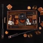 Reclaimed Bourbon Barrel S'mores Roasting Station