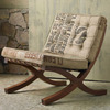 Reclaimed Coffee Sack Butaca Chair and Footstool