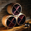 Reclaimed Half Barrel Wine Rack