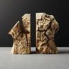 Reclaimed Teak Root Bookends