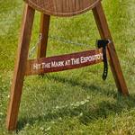 Reclaimed Wine Barrel Axe Throwing Target Set