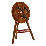 Reclaimed Wine Barrel Axe Throwing Target Set