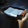 Reclaimed Wine Barrel Dog Bed