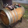 Reclaimed Wine Barrel Ice Chest with Stand