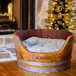 Reclaimed Wine Barrel Pet Bed