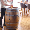 Recycled Wine Barrel Kegerator