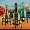 Recycled Wine Bottle Tealight Holders