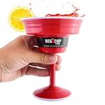 Red Party Cup Stemware - Reusable Wine, Beer, Martini, and Margarita Glasses