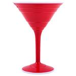 Red Party Cup Stemware - Reusable Wine, Beer, Martini, and Margarita Glasses