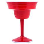 Red Party Cup Stemware - Reusable Wine, Beer, Martini, and Margarita Glasses